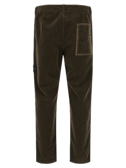 Pantaloni a coste grigio Stone Island | L2S15 3100059 S0212V0078 COAL GREY